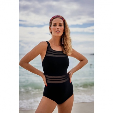 ANITA Care Maillot Une pice pour prothses Verona Noir 6205