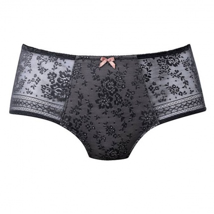 Rosa Faia Culotte Haute Fleur Anthracite 1355