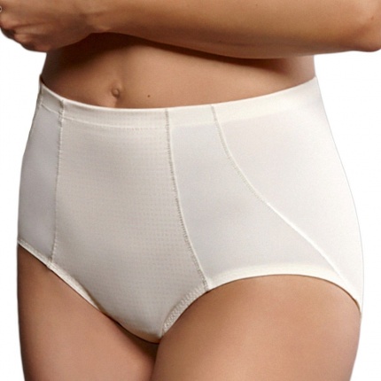Gaine-culotte Clara De La Marque Anita - Blanc, Taille 38-58, Effet Ventre Plat