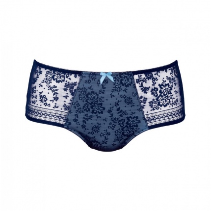 Rosa Faia Culotte haute Fleur Bleu Marine 1355
