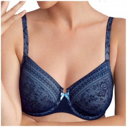 Rosa Faia Soutien-Gorge armatures Fleur Bleu Marine 5653