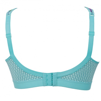 Soutien-gorge De Sport ANITA Bleu Gris – Neuf Avec étiquettes, Taille 100D