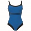 Maillot de bain une pice Fanny Bleu mate ROSA FAIA 7757