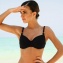 Rosa Faia Haut de Bain Mix and Match Twiggy Noir 8733