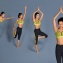 Antita Active Legging de fitness Capri Jaune Anthracite 1685