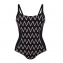 Anita Comfort Maillot Une pice Zelda Noir Dusty Rose 7308
