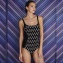 Anita Comfort Maillot Une pice Zelda Noir Dusty Rose 7308