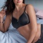 Rosa Faia Soutien-Gorge Coque Sans Armatures Fleur Anthracite 5654