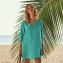 Rosa Faia Tunique de Plage Mokolea Turquoise 8144
